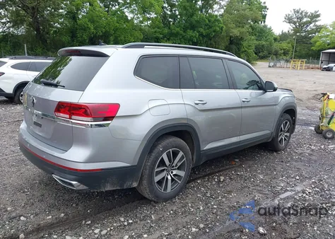 2022 Volkswagen Atlas 2.0T Se из США, поврежденный, VIN 1V2DP2CA2NC531329
